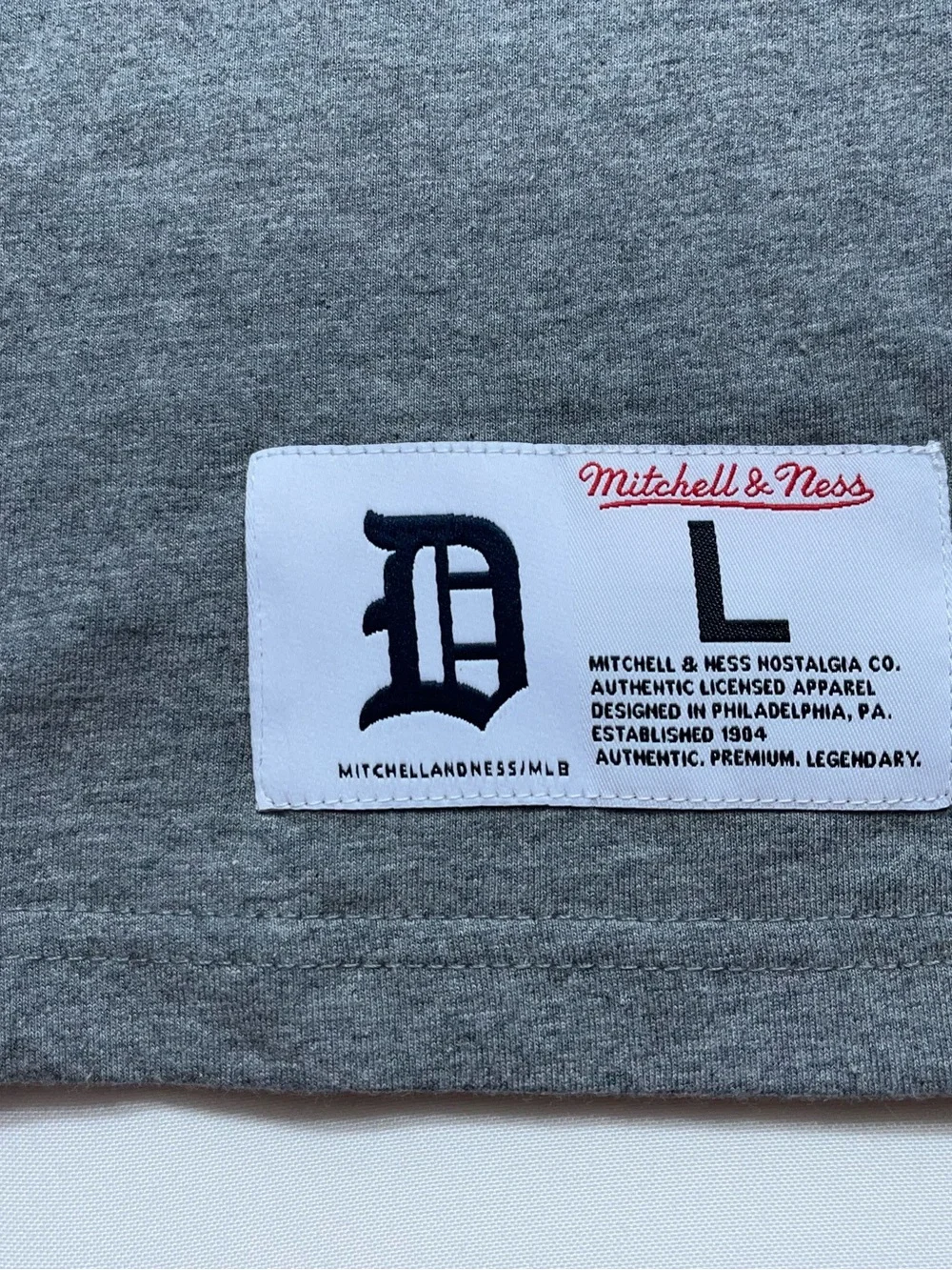 Mitchell & Ness Detroit Tigers 1984 World Series Champions T Shirt Mens Large - Picture 2 of 15